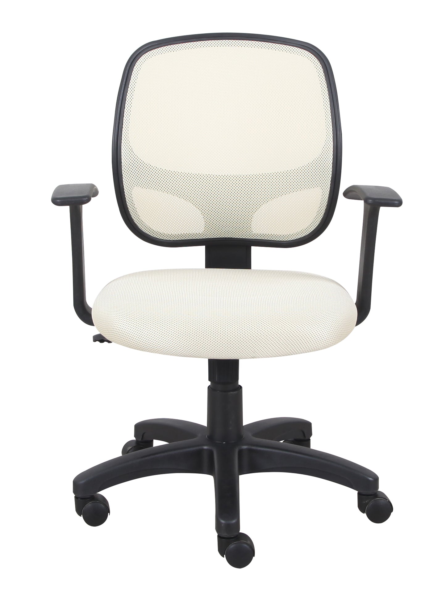 Back Office Chair with Adjustable Height Black