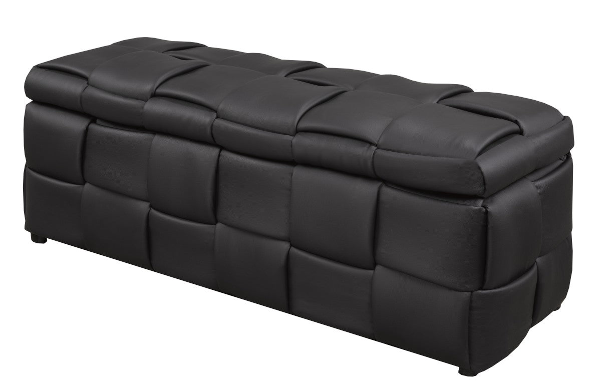 Storage Ottoman – Black