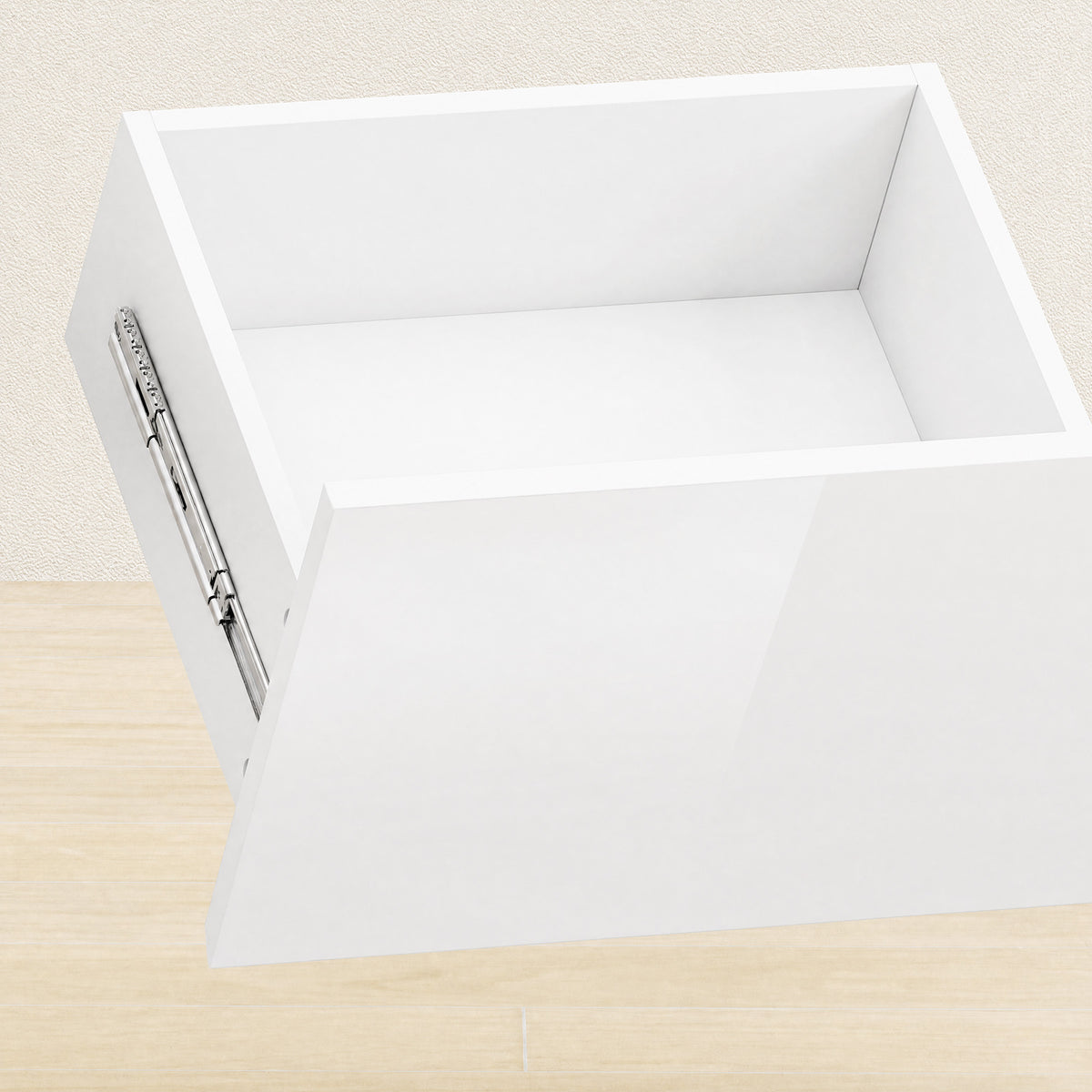 High Gloss 2-Drawer Nightstands, Set of 2 – 16"W x 23"H