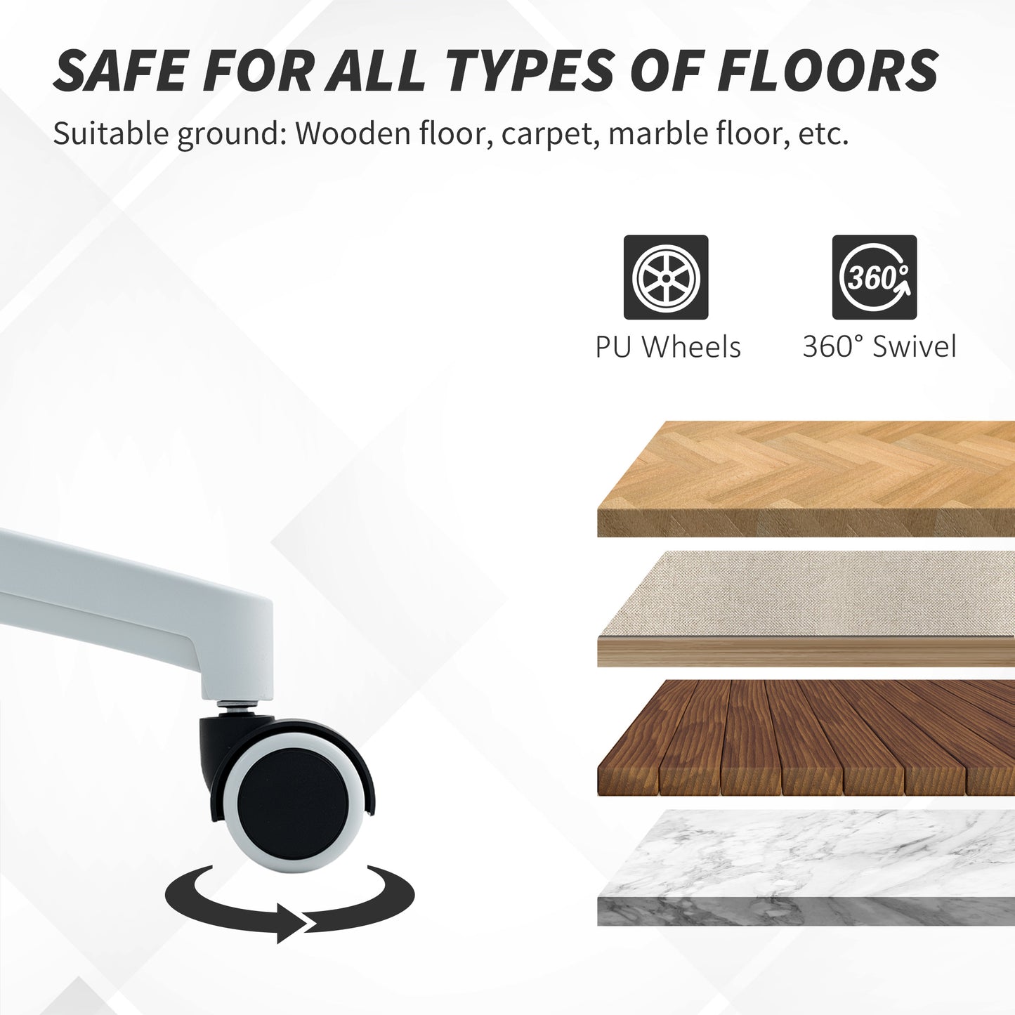 HOMCOM Ergonomic Grey Mesh Office Chair, Adjustable Lumbar, Headrest, Flip-Up Armrests