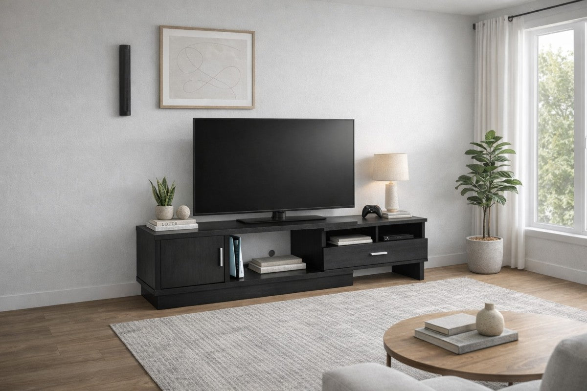 48'' Expandable TV Stand – Dark Cherry