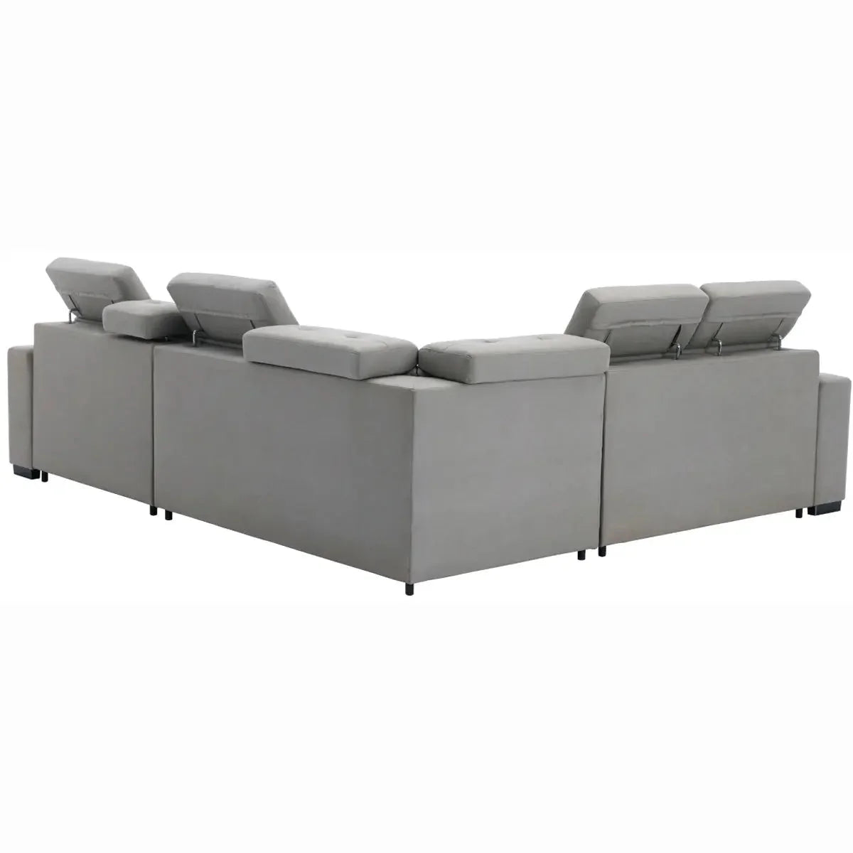 9219 Light Grey Modern Pull-Out Sofa Bed