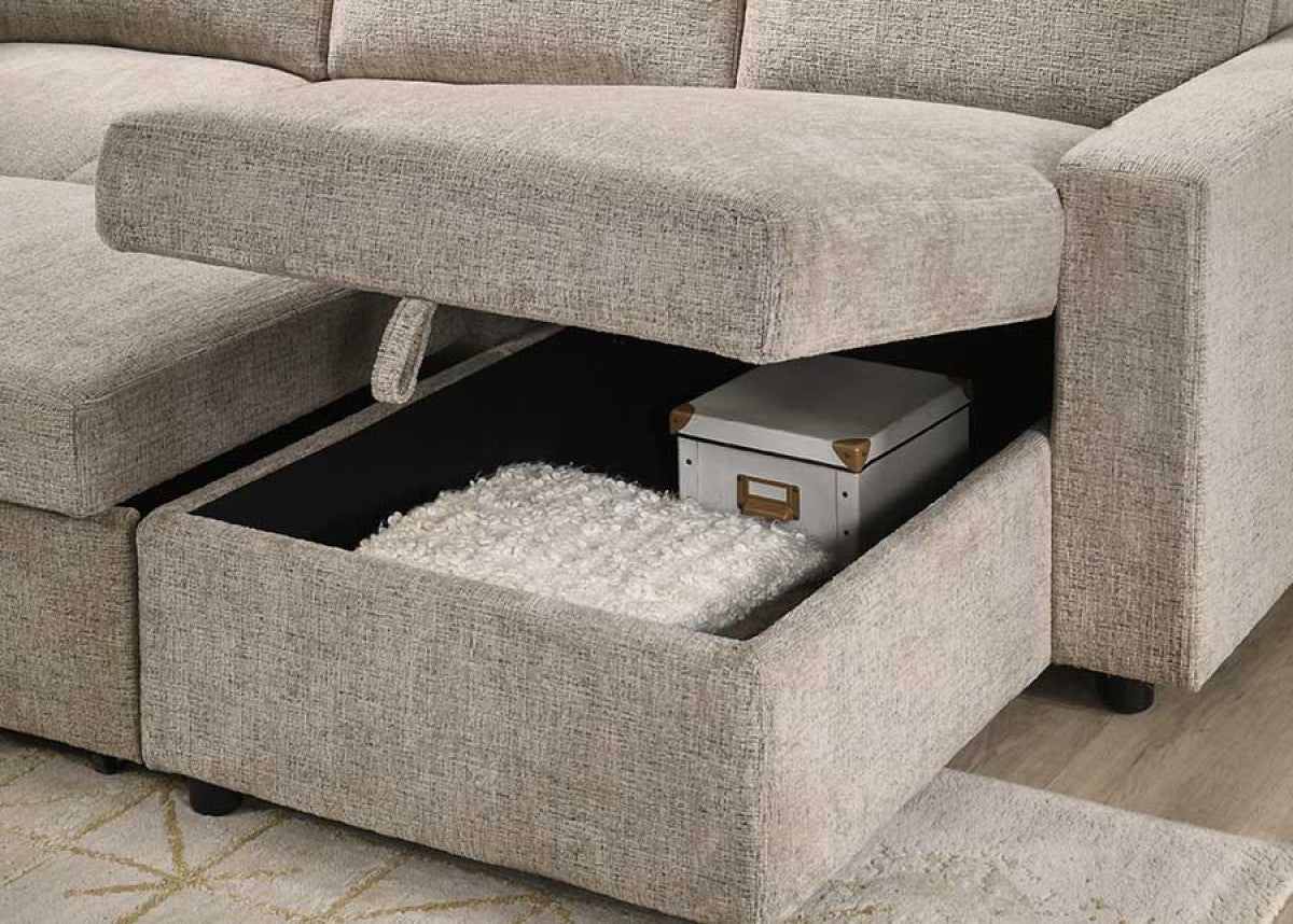 Upholstered Sectional Sleeper (Style 2)