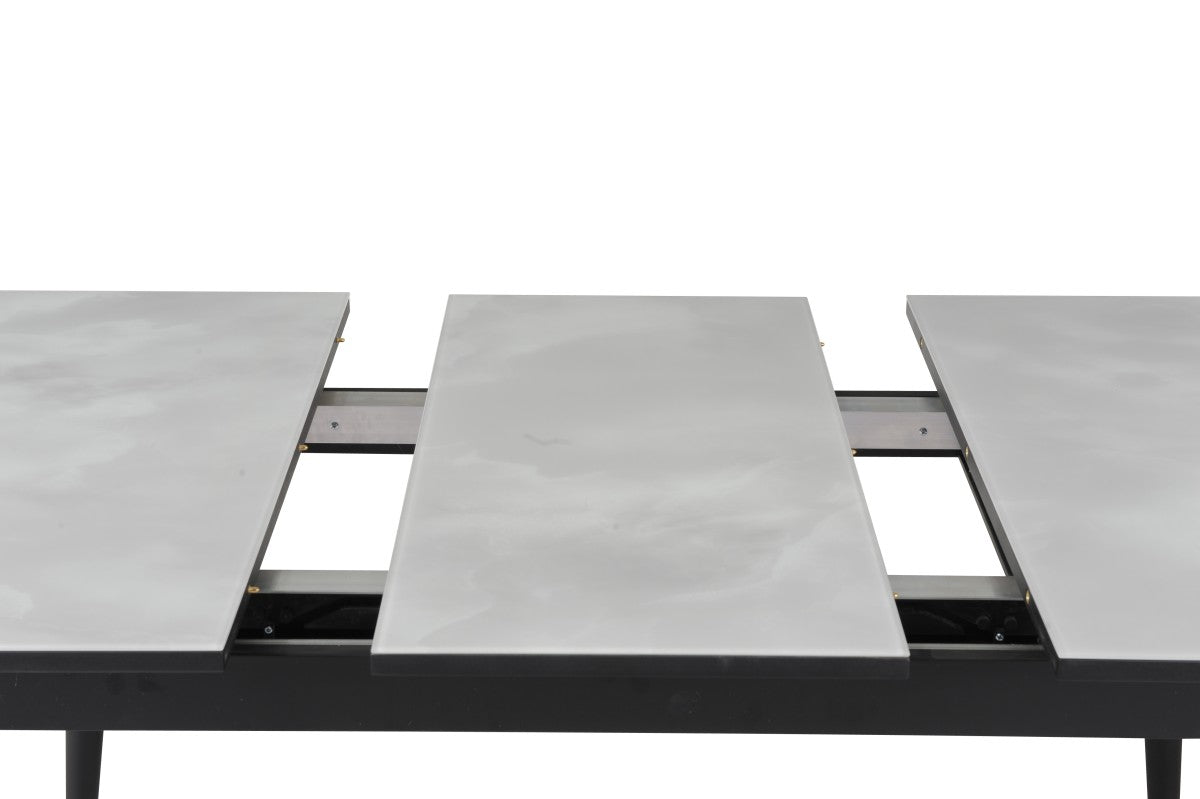 Extendable Dining Table – Light Grey