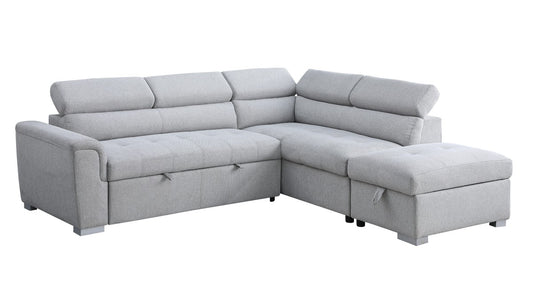 Tufted Sleeper Bed – Grey