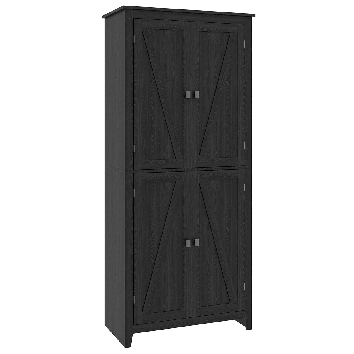Kitchen Pantry Cabinet with Doors and Shelves – 32"W x 72"H
