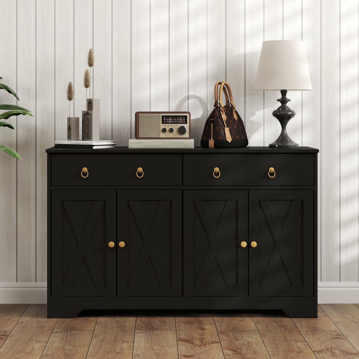 Sideboard Cabinet with 2 Drawers – 48"W x 30"H