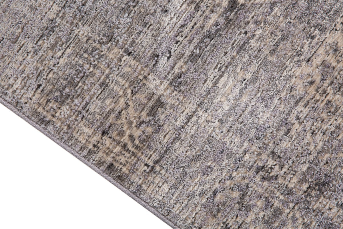 Distressed Area Rug – Grey/Ivory/Beige