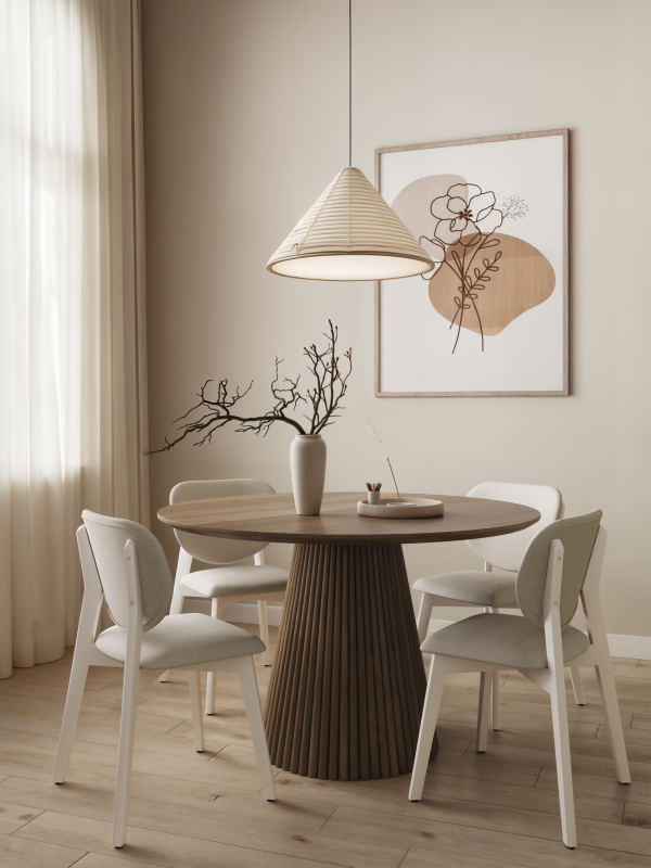 Dining Chair, Set Of 2 - Cream