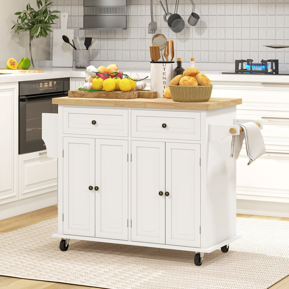 Kitchen Island with Storage – 44"W x 33"H