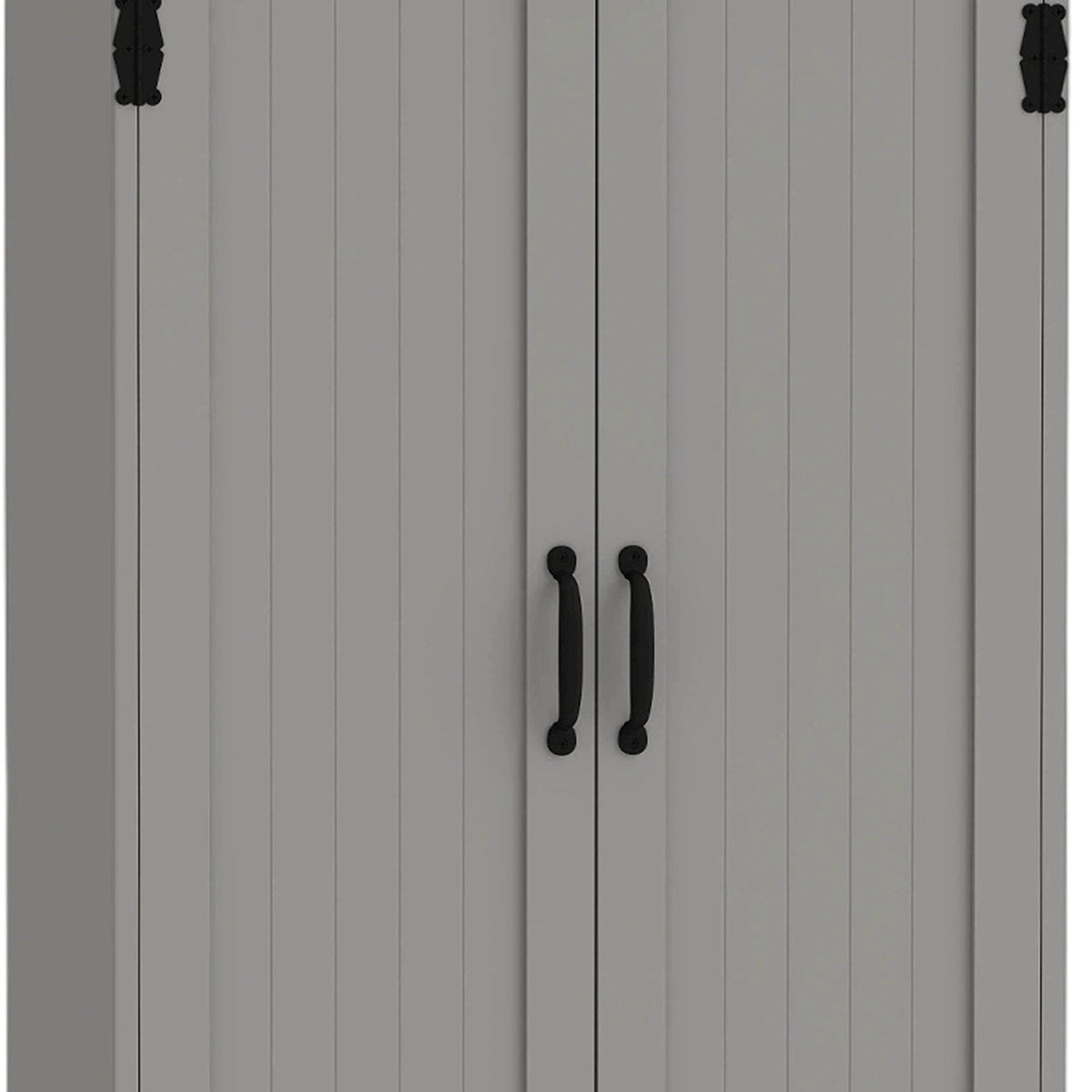 4-Door Pantry Storage Cabinet with Adjustable Shelves – 24"W x 60"H