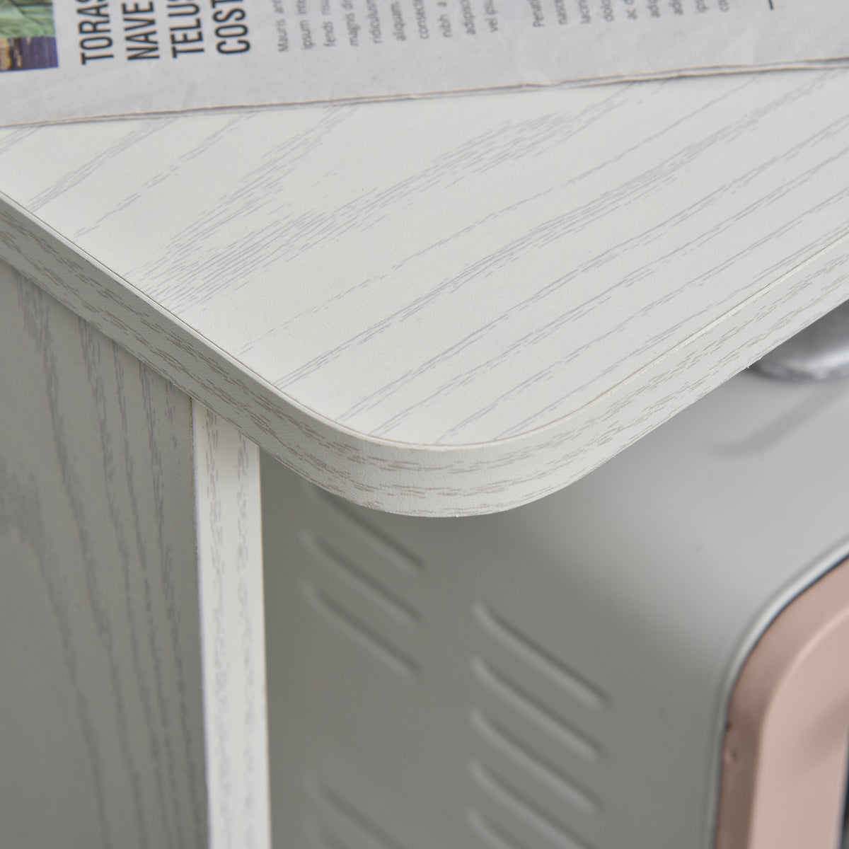 Microwave Cart with 2-Door Cabinet and Wheels – 24"W x 38"H
