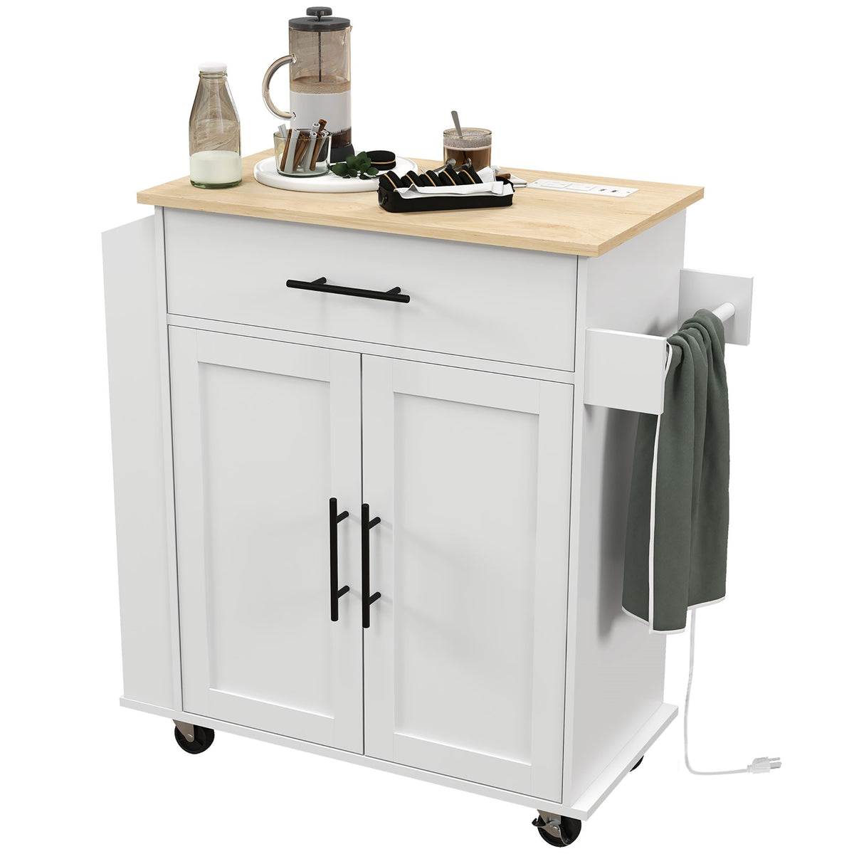 Rolling Island with Wheels – 30"W x 34"H