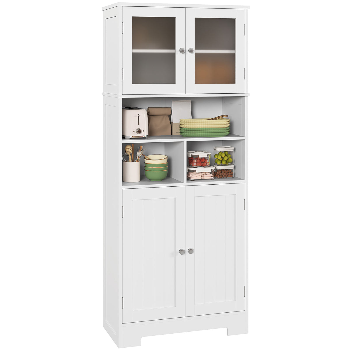 Kitchen Pantry with Glass Doors – 24"W x 57"H