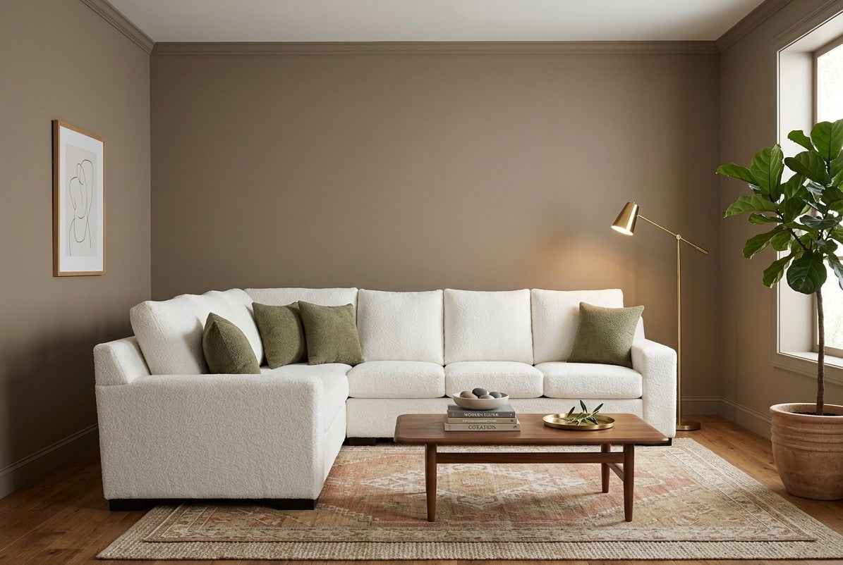 Capri 30 sectional in living room