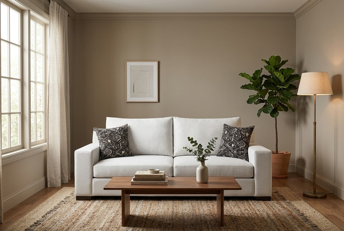 Capri 39 sofa in living room