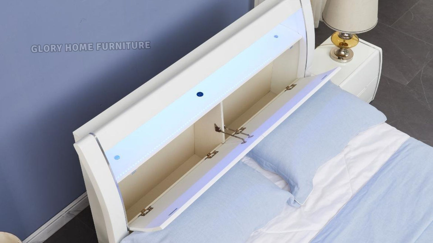 Cameron Modern Lift-Top Bedroom Set