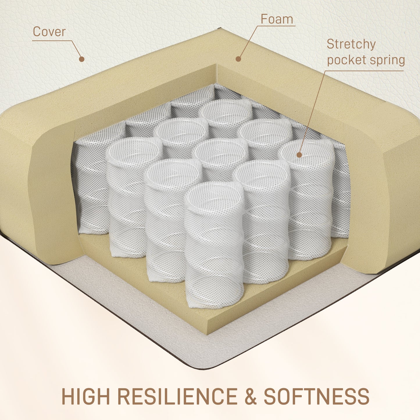 HOMCOM 8-Point Vibration Massage Recliner Chair, PU Leather, Swivel, Rocking