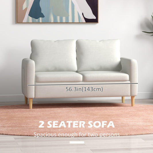 56" Loveseat with Side Pockets