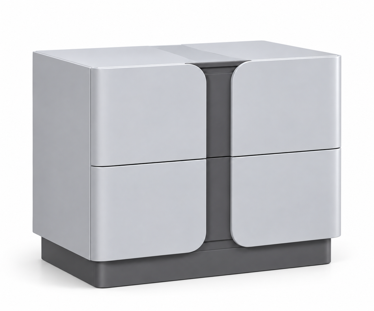 Grey Modern Bedroom Set