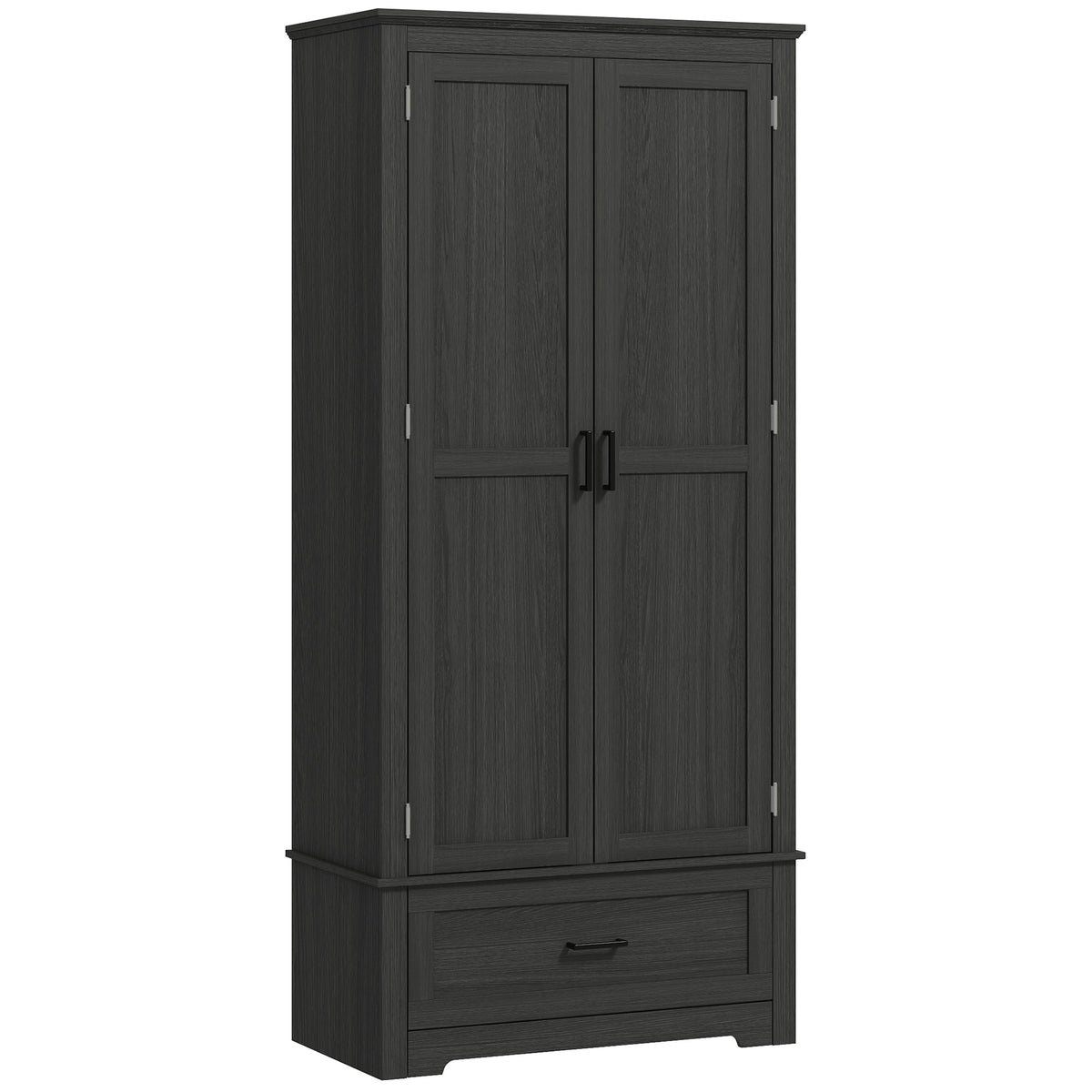 Tall Farmhouse Kitchen Pantry Cabinet with 2 Doors – 32"W x 69"H