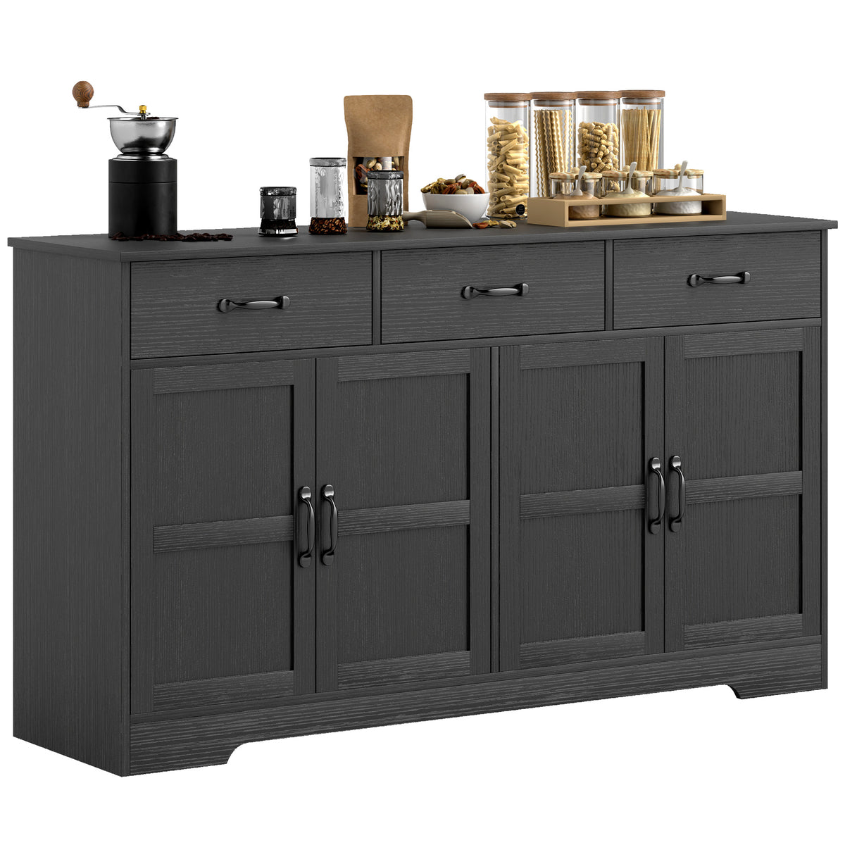 Sideboard Buffet Cabinet with Storage – 55"W x 32"H