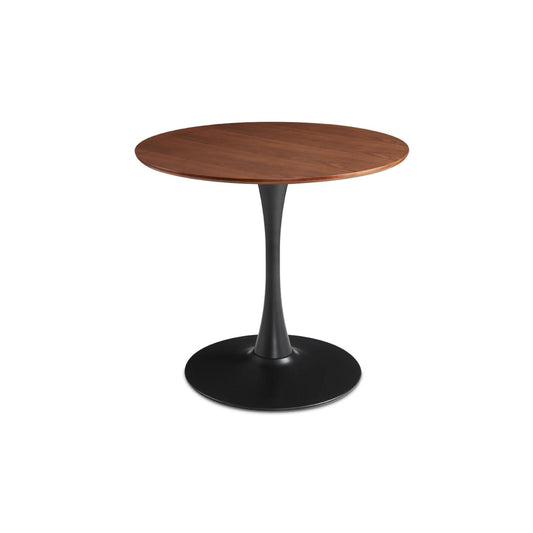 Round Tulip Dining Set – Walnut Top