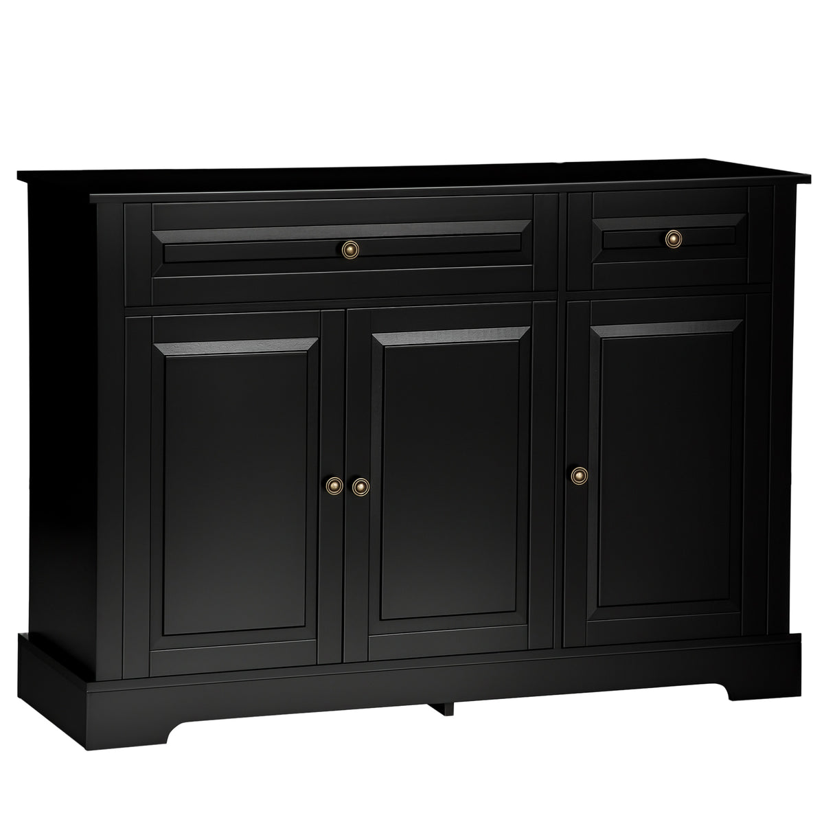 Buffet Cabinet with 2 Drawers and Adjustable Shelves – 45"W x 32"H