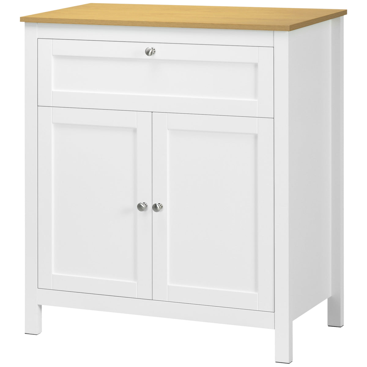 Sideboard with Drawer and Double-Door Cupboard – 32"W x 35"H