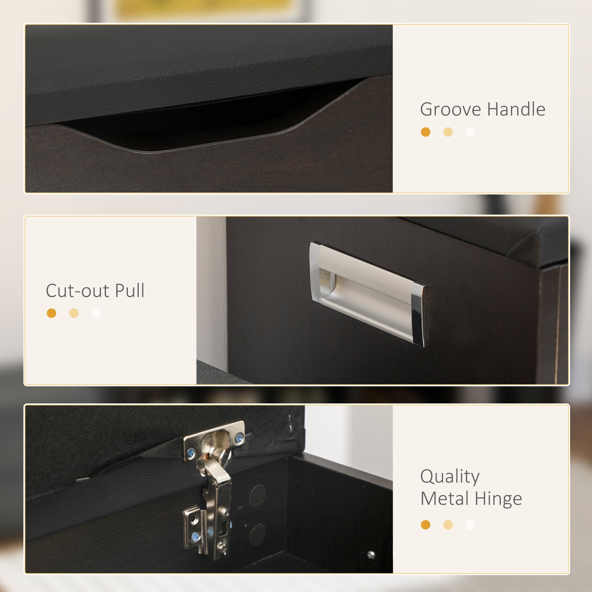 HOMCOM Entryway Shoe Bench with Padded Cushion, Hidden Storage, Black