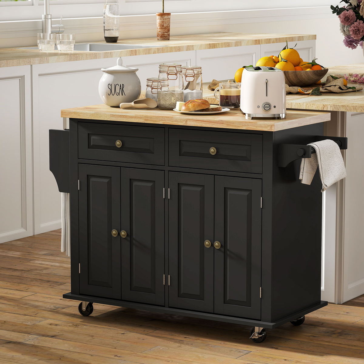 Kitchen Island with Storage – 44"W x 33"H