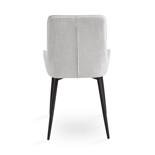 Modern Dining Chair, Black Legs