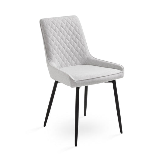 Modern Dining Chair, Black Legs