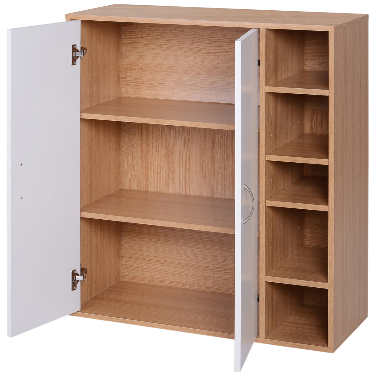 Free-Standing 3-Tier Shoe Cabinet with Adjustable Shelves – 32"W x 36"H