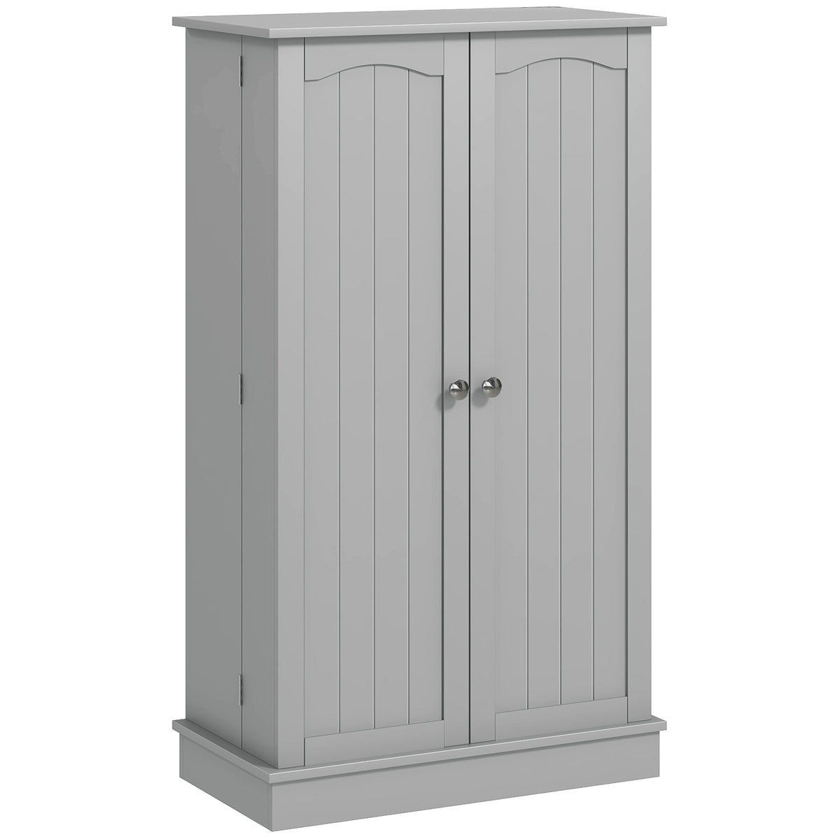 2-Door Kitchen Pantry Cabinet with 5-tier Shelving – 24"W x 41"H