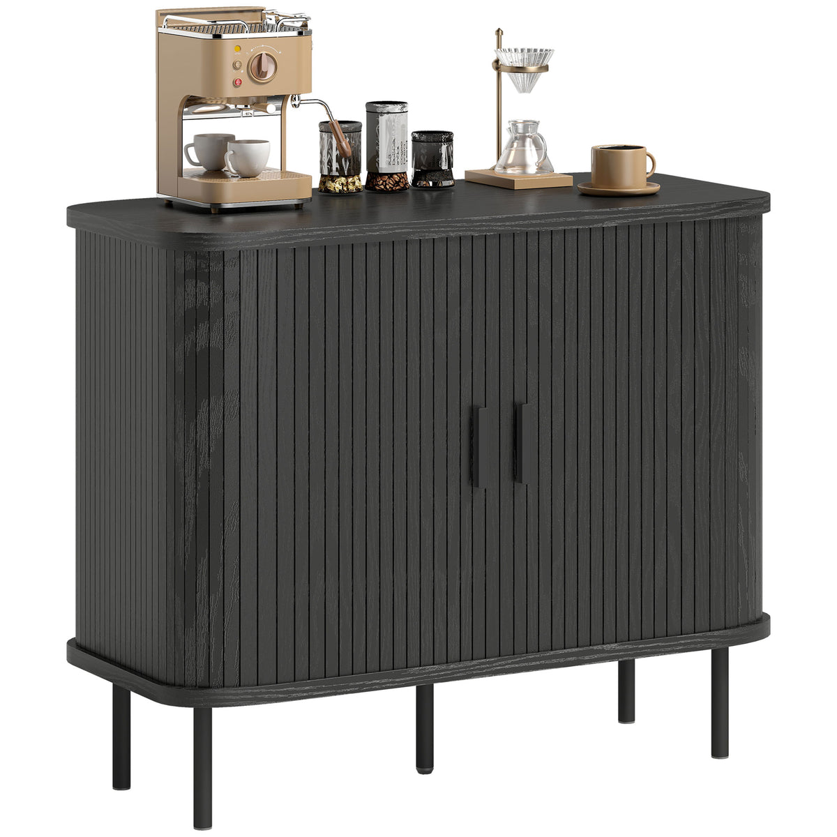 Sideboard Buffet Cabinet with Storage – 35"W x 30"H