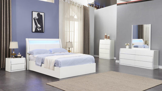 Cameron Modern Lift-Top Bedroom Set
