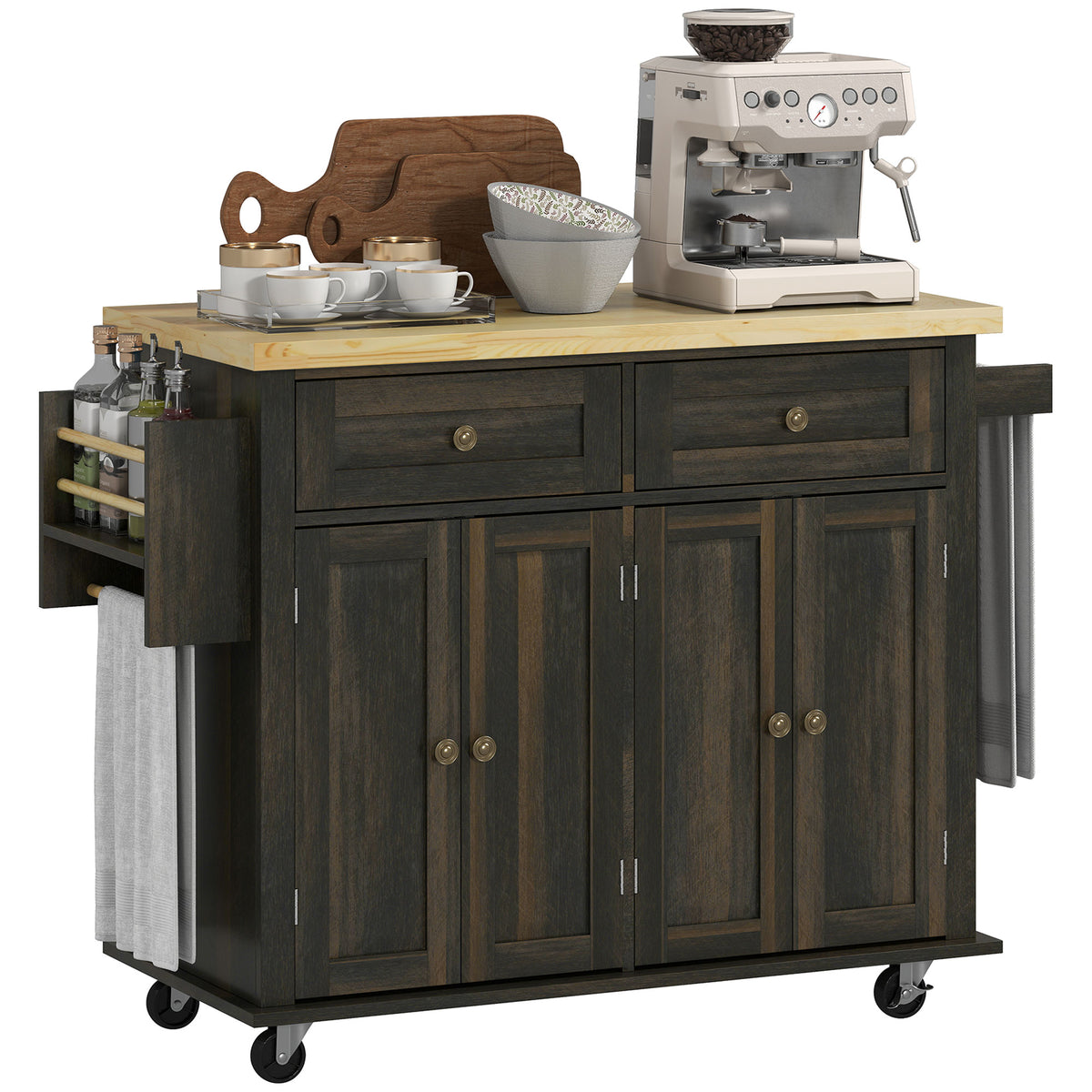 Kitchen Island with Storage – 44"W x 33"H