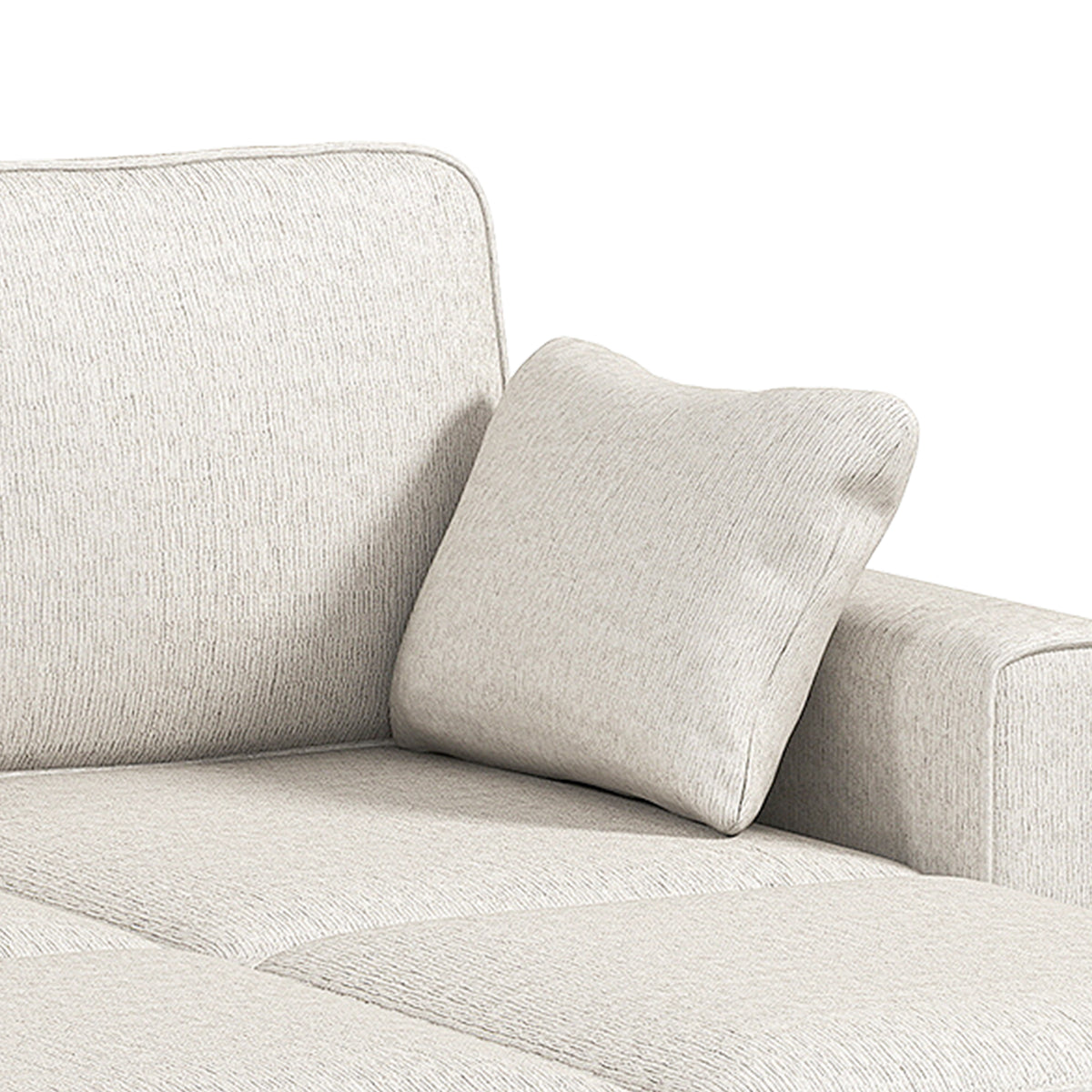 Modular Sleeper Sectional with Reversible Storage Ottoman