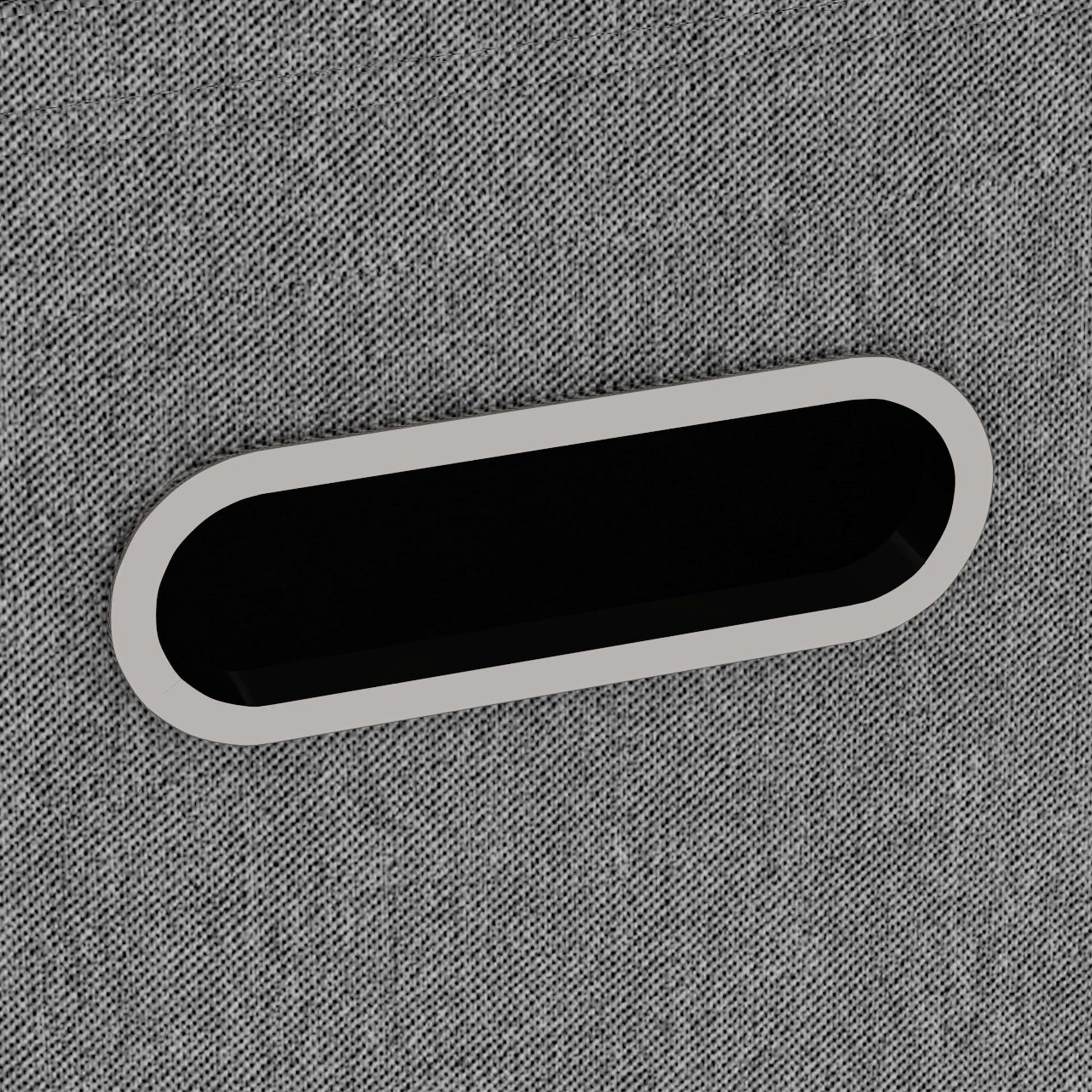 HOMCOM White Entryway Shoe Storage Bench, Comfortable Cushion, Two Fabric Drawers