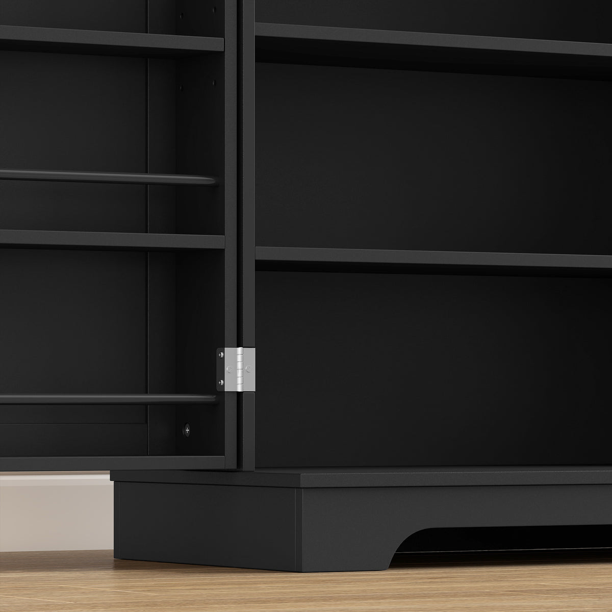 Kitchen Pantry Cabinet with Door Shelves and 8 Shelves – 24"W x 65"H