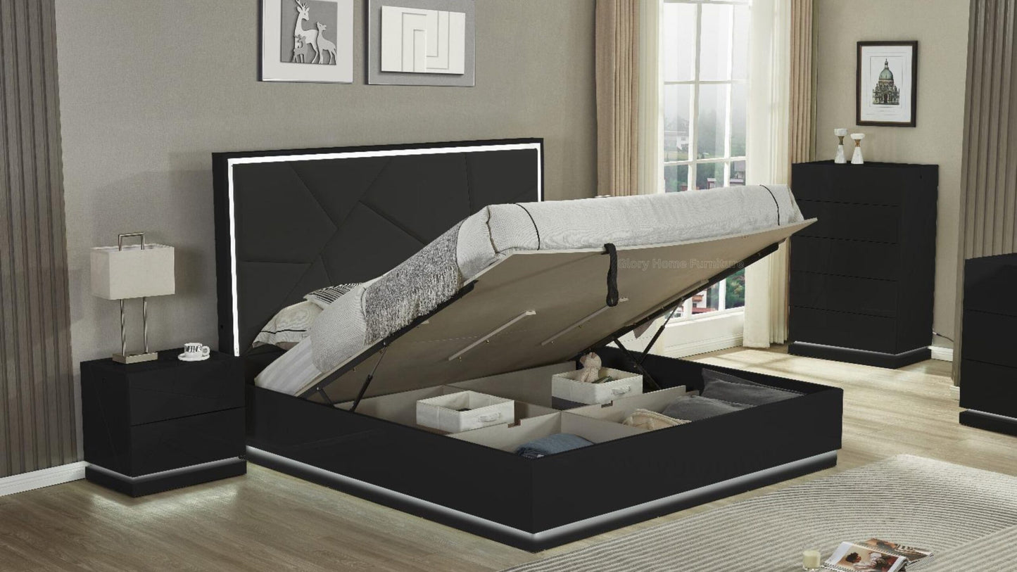 Richmond Modern Lift-Top Bedroom Set