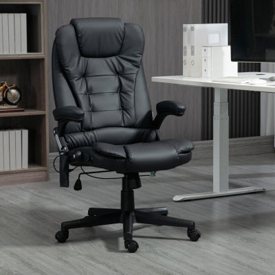 HOMCOM Ergonomic Mesh Reclining Office Chair with Adjustable Lumbar Support & Headrest