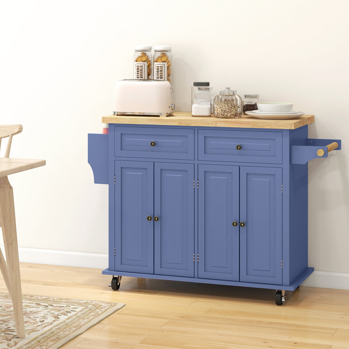 Kitchen Island with Storage – 44"W x 33"H