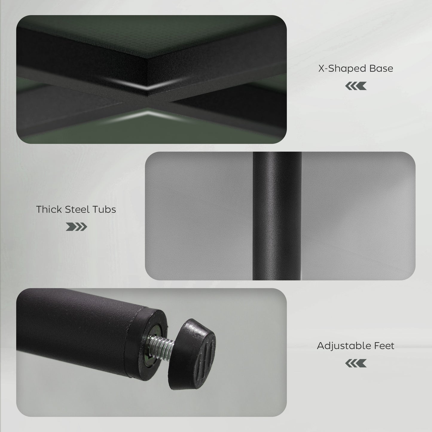 HOMCOM Set of 2 Green Corduroy Bar Stools with Backrest, Footrest