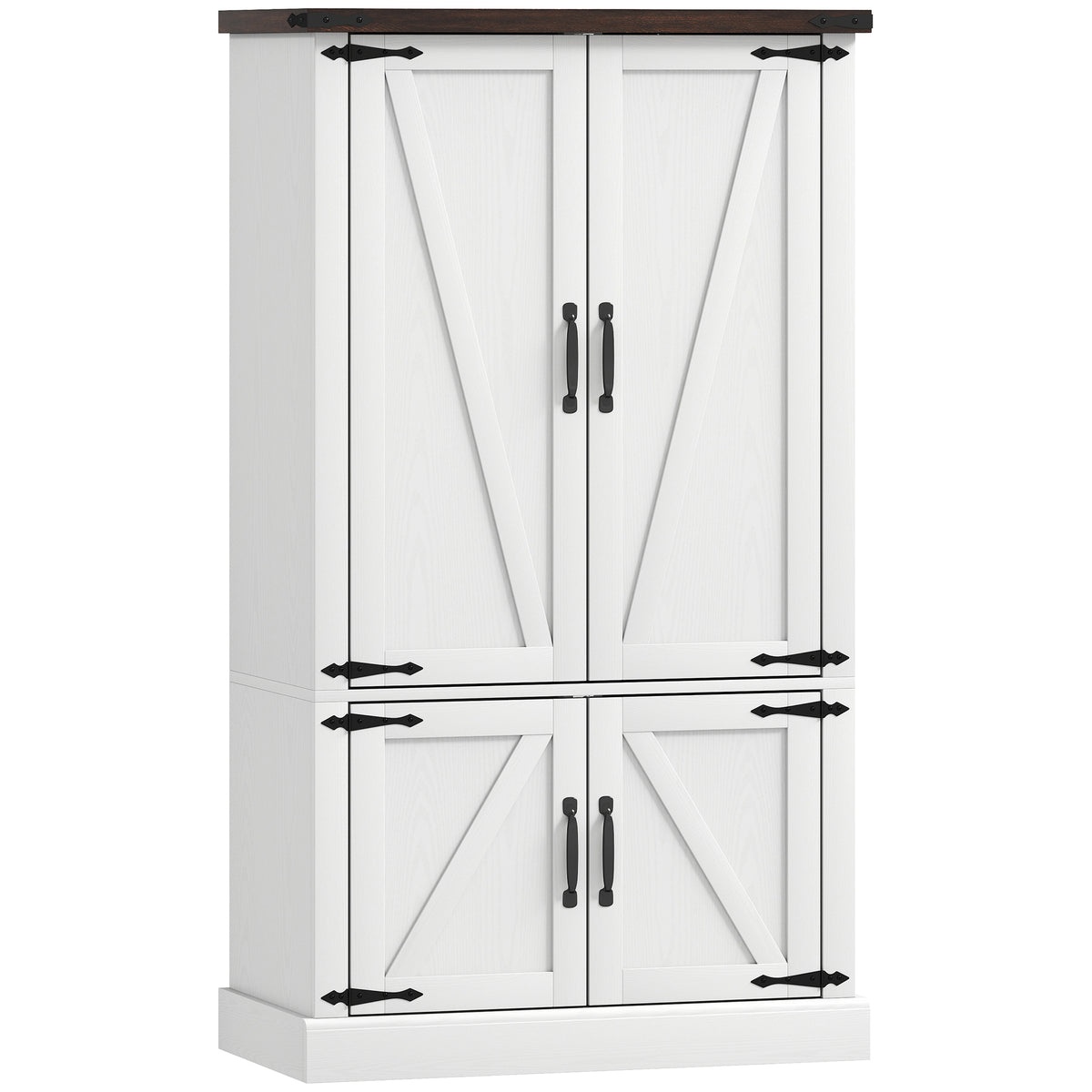 Kitchen Storage Cabinet with Adjustable Shelves – 30"W x 54"H