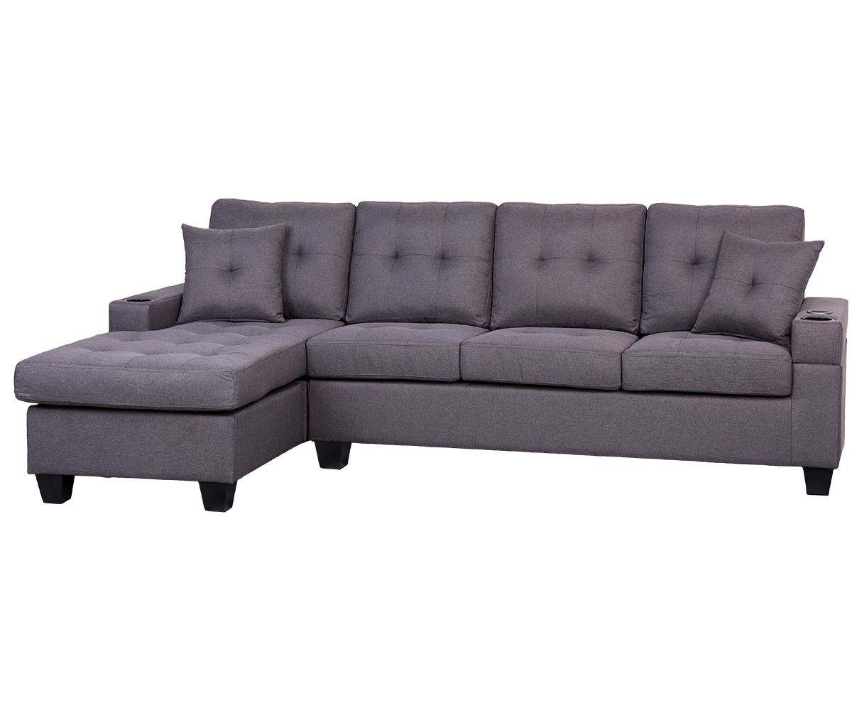 Reversable tufted sectional