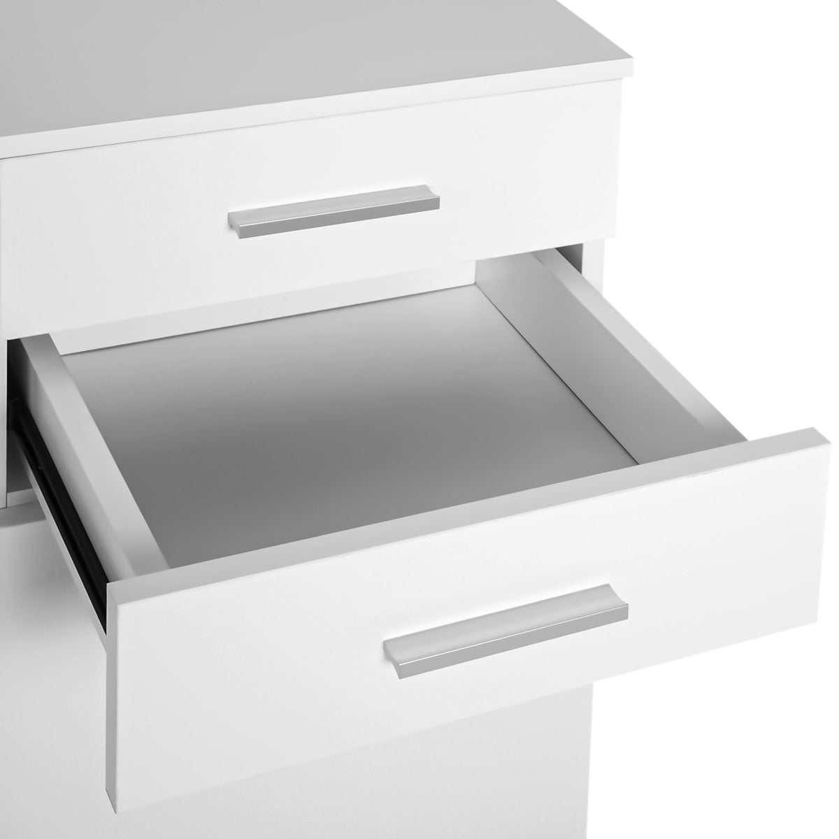 High Gloss Sideboard with 2 Drawers and 2 Doors – 28"W x 30"H