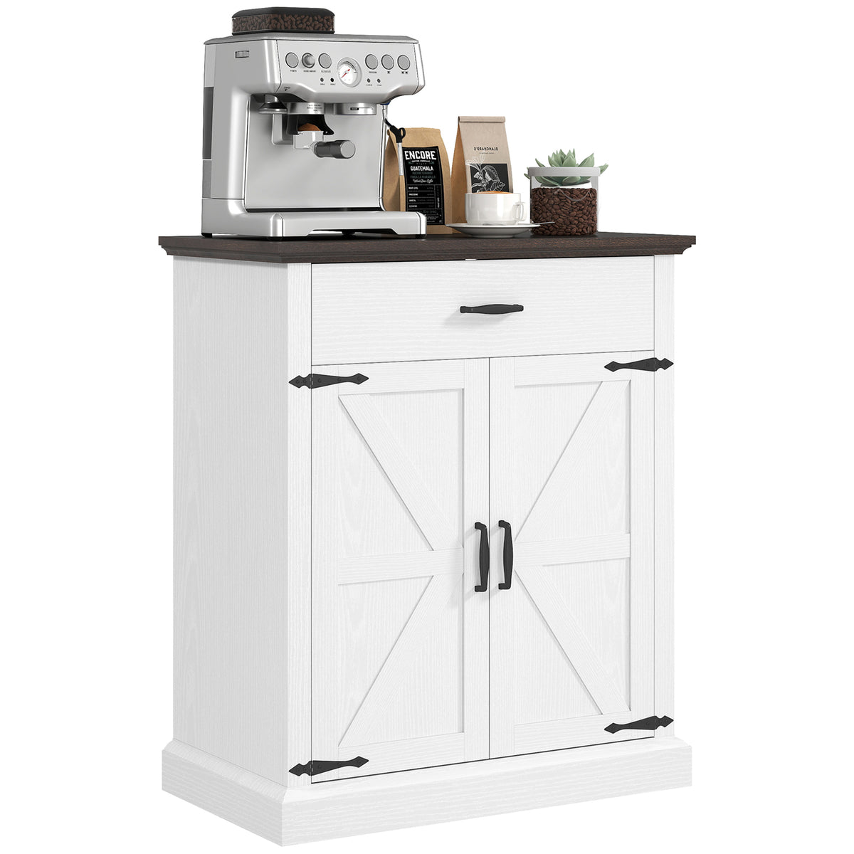 Farmhouse Sideboard with Thick Top – 30"W x 36"H
