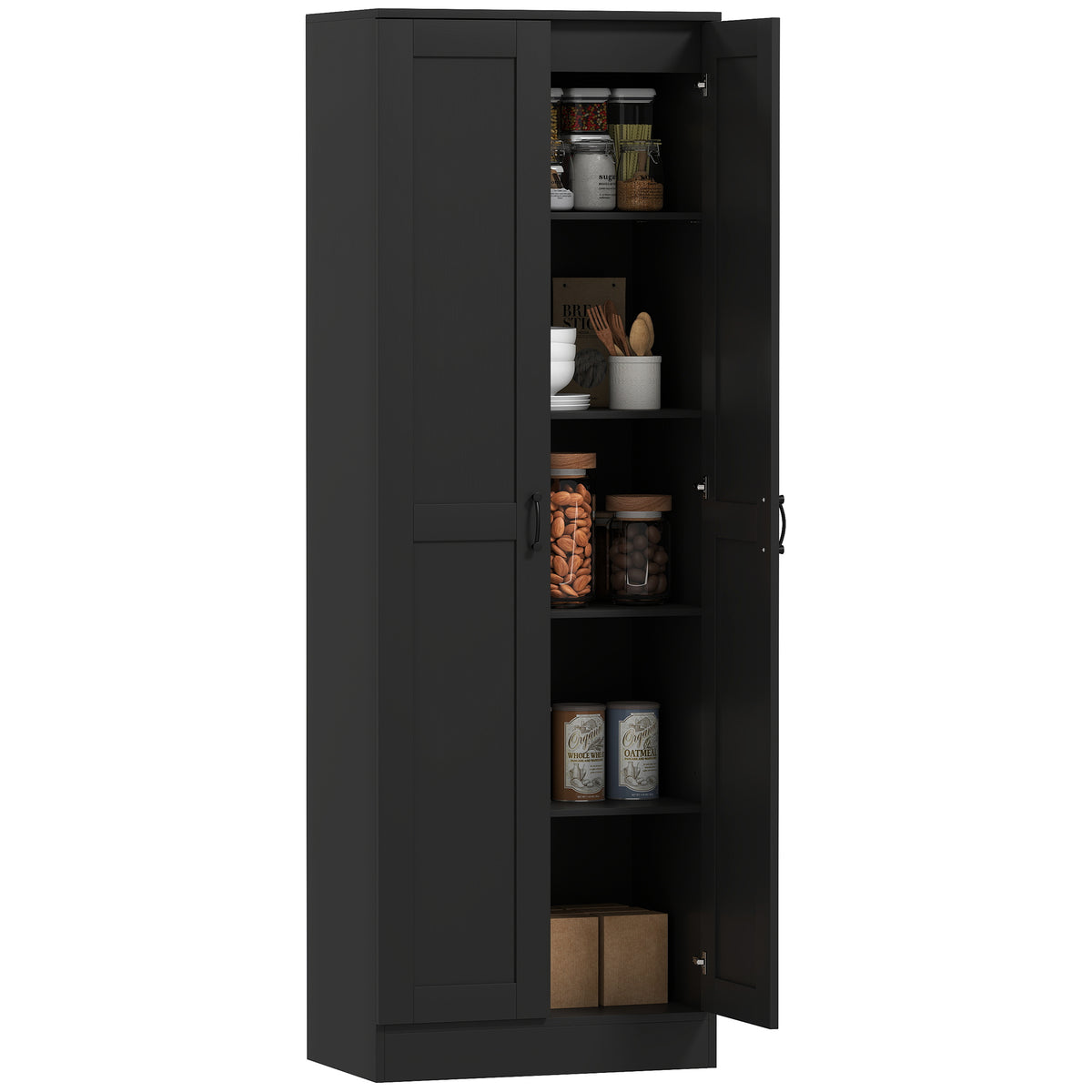 Tall Pantry Cabinet with Adjustable Shelves – 24"W x 69"H